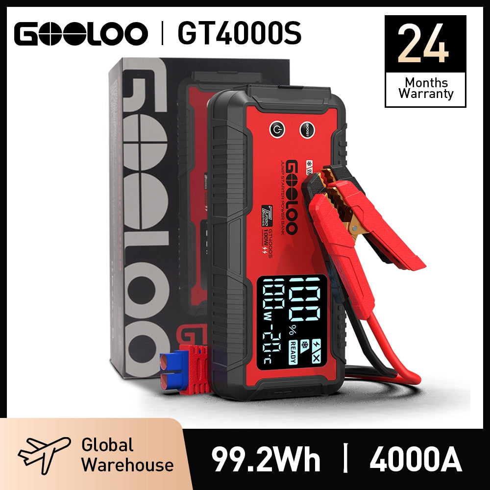 GOOLOO GT4000S Jump Starter 4000 Amp Portable Car Battery Charger