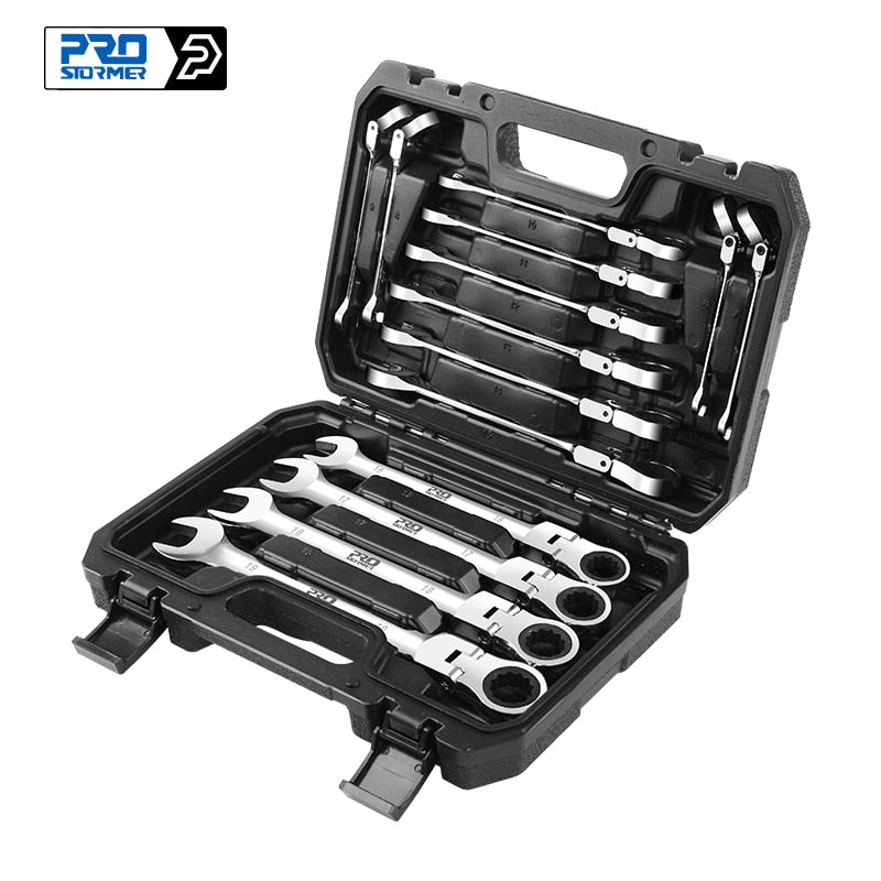 PROSTORMER 14PCS Multitool set Wrench Ratchet Spanner Set Auto Xpert