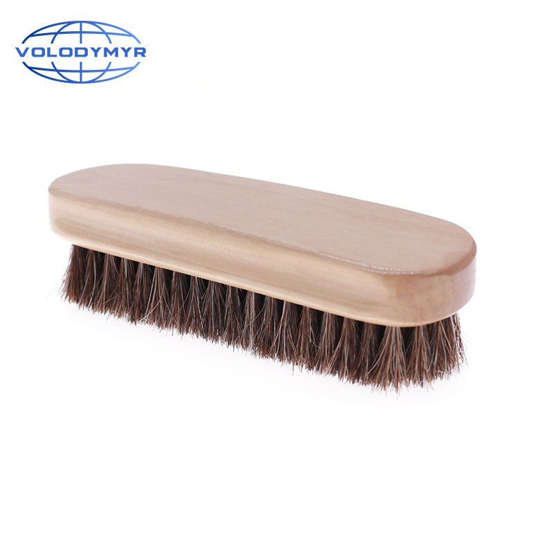 Car Wash Horsehair Wooden Brush Soft Detailing For Leather - Car Seats, Carpets, Roof lining and Leather Trims and Seats