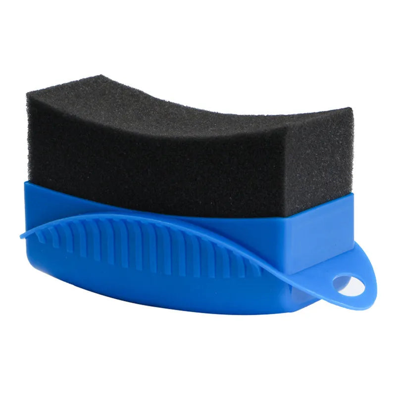 Car Tire Shine Sponge Brush With Cover- Tire dressing applicator with Case