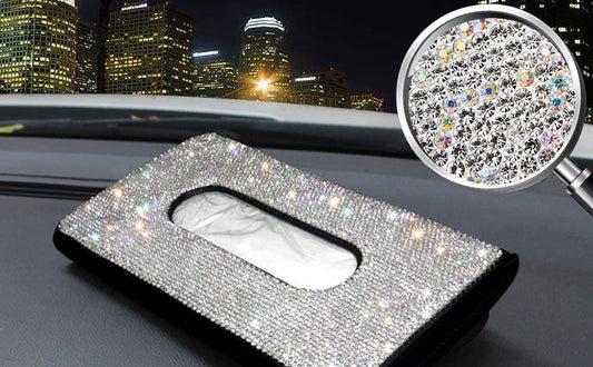 Rhinestone Crystallite Tissue Boxes/ Tissue Holder BLING BLING - Crystal Diamond Napkin Holder