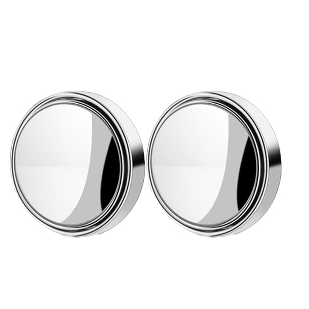 BLIND SPOT MIRRORS x2 – Cars, Vans, 360 degree, Convex, Adjustable, Waterproof, Rear View, Road Traffic Safety