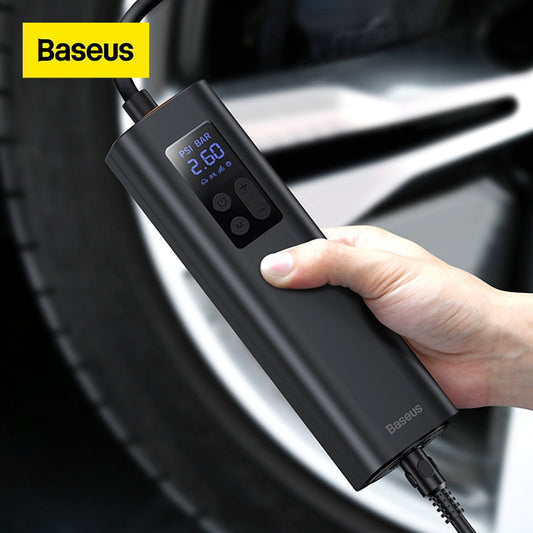 Baseus Digital Tyre Inflator Pump 12V Portable Car Air Compressor